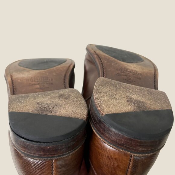 Allen Edmonds Mens Bond Street Cap Toe Textured Leather Lace Up Oxford Size 11.5 - Picture 8 of 12